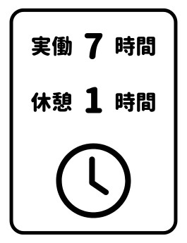 実働7時間